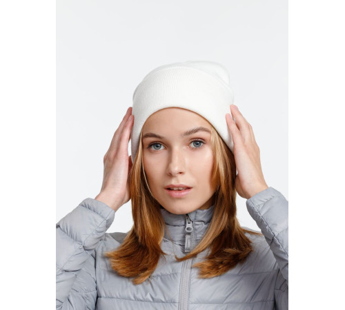 Шапка Urban Flow, молочно-белая