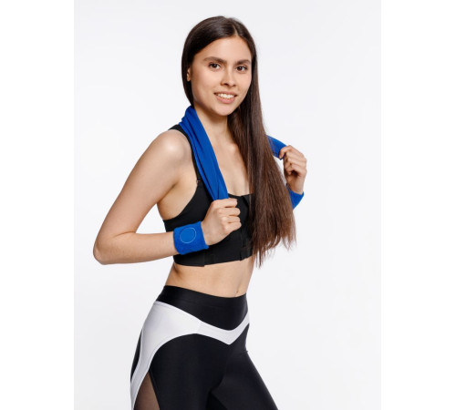 Охлаждающее полотенце Narvik в силиконовом чехле, синее