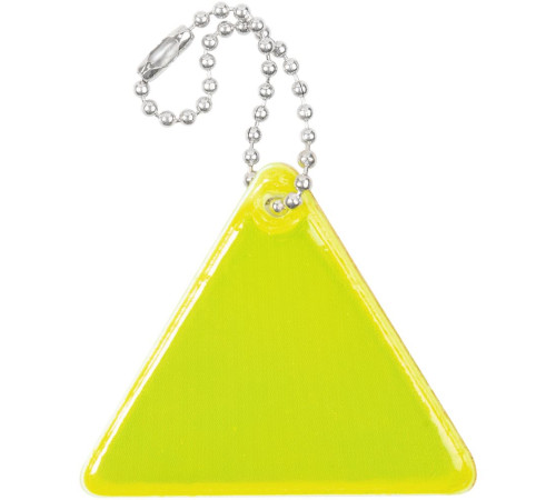 Светоотражатель Spare Care, треугольник, желтый неон
