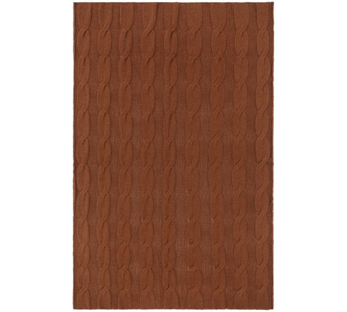 Плед Snefald, коричневый (темное золото)