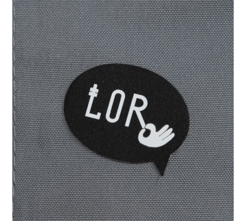 Наклейка тканевая Lunga Bubble, M, черная