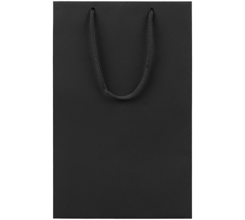 Пакет бумажный Porta S, вертикальный, черный