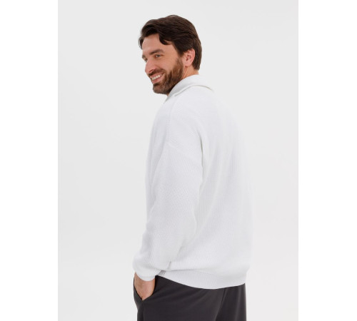 Джемпер Siluetti Birne, молочно-белый