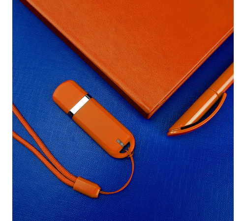 Флешка Memo, 16 Гб, оранжевая