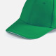 Бейсболка Buffalo, ярко-зеленая с белым