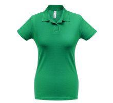 Рубашка поло женская ID.001 зеленая