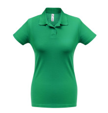 Рубашка поло женская ID.001 зеленая
