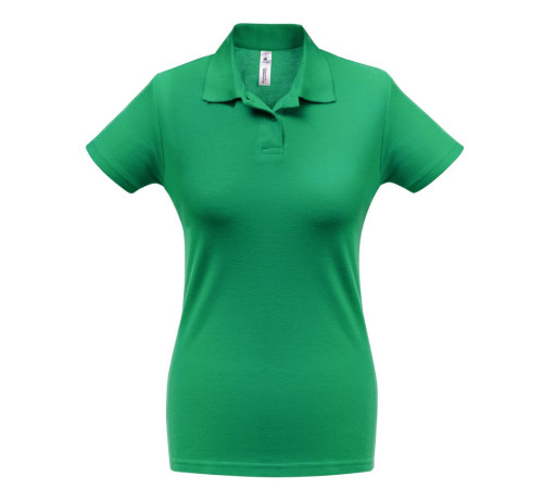 Рубашка поло женская ID.001 зеленая