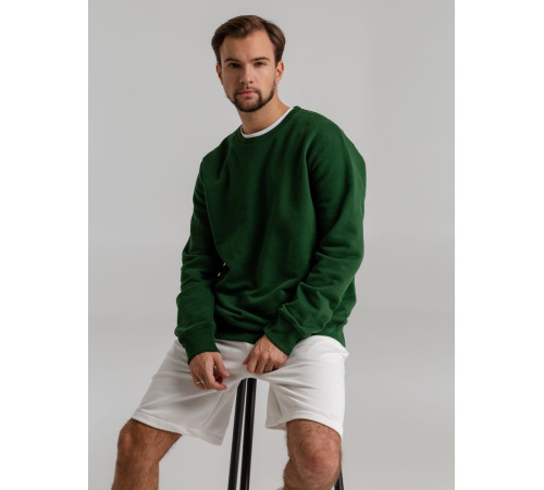 Свитшот унисекс King, темно-зеленый