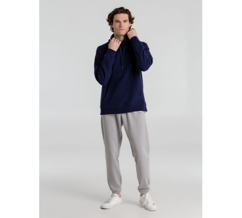 Толстовка с капюшоном унисекс King, темно-синяя