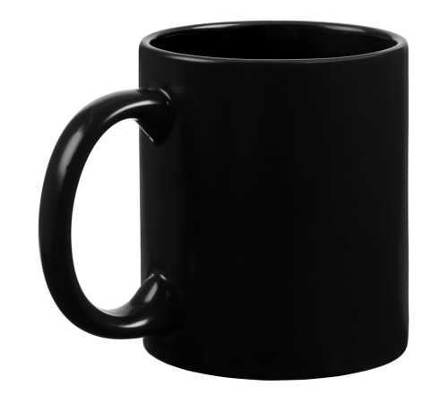 Кружка-хамелеон On Display, матовая, черная