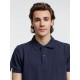 Рубашка поло мужская Virma Premium, темно-синяя