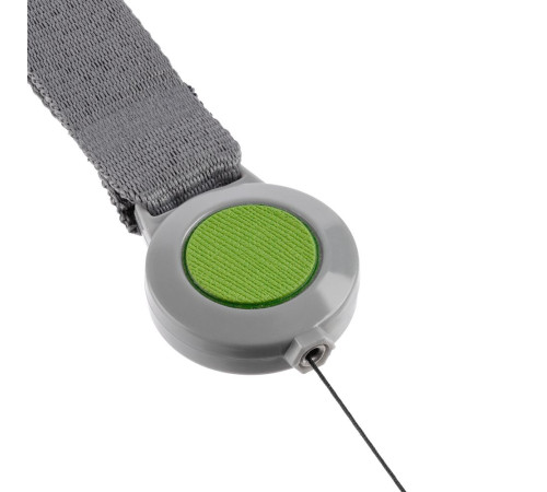 Чехол для пропуска с лентой и ретрактором Devon, зеленый