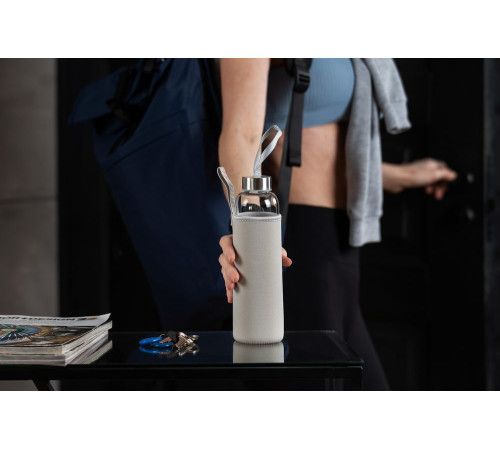 Бутылка для воды Sleeve Ace, серая