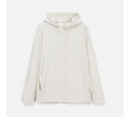 Худи унисекс H2, молочно-белое