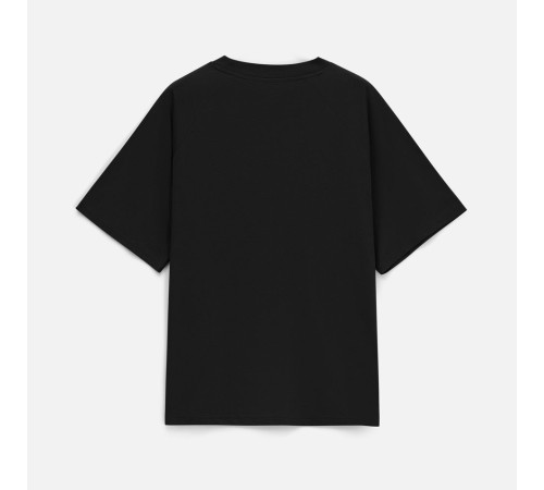 Футболка унисекс оверсайз T2, черная