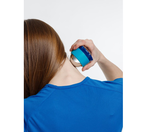 Шариковый ролик-массажер Blobus, синий с голубым