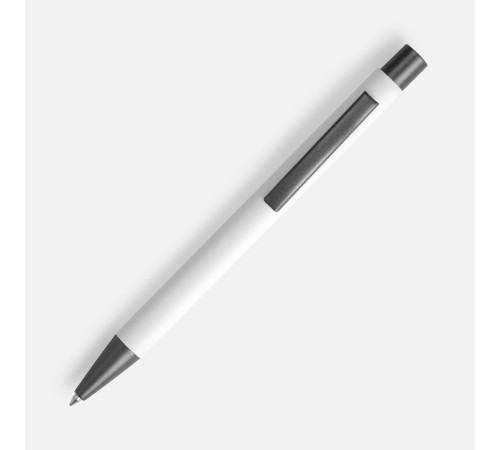 Ручка шариковая Atento Soft Touch, белая