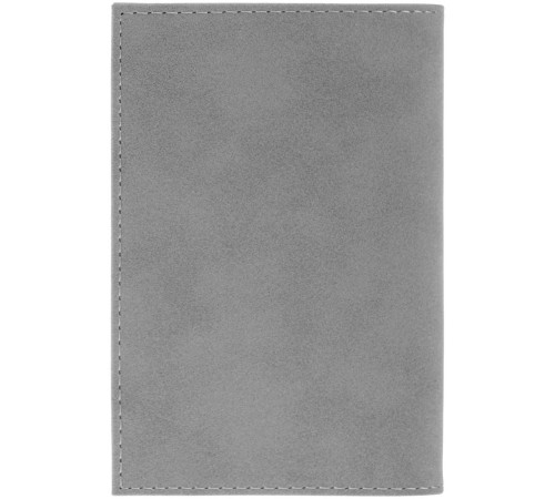 Обложка для паспорта Nubuk, светло-серая