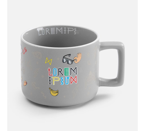 Чашка Fusion, ver.2, серая