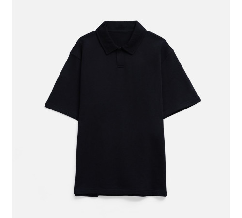 Рубашка поло унисекс Tiimi, черная