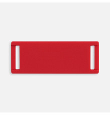 Лейбл из ПВХ Kova, красный