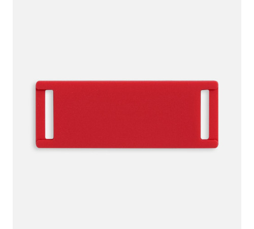 Лейбл из ПВХ Kova, красный