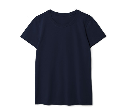 Футболка женская T-bolka Stretch Lady, темно-синяя (navy)