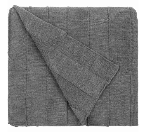 Плед Rombus, серый меланж