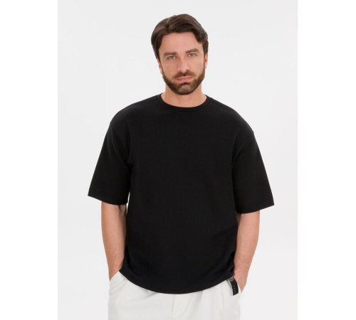 Джемпер с коротким рукавом Siluetti Volumica, черный