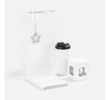 Набор Astrela, белый с серебристым