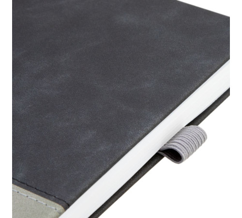 Ежедневник Horizon, недатированный, серый с черным