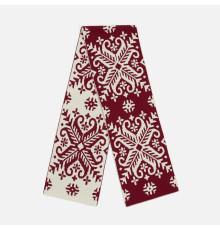 Шарф Wintertude L, красный с белым