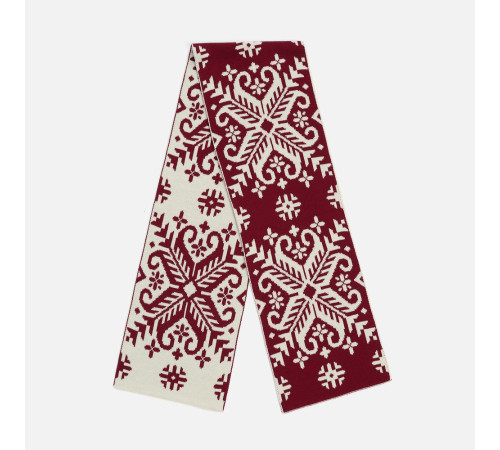 Шарф Wintertude L, красный с белым