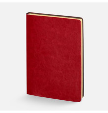 Ежедневник Nebraska Flex, недатированный, красный с золотистым