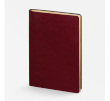 Ежедневник Nebraska Flex, недатированный, бордовый с золотистым