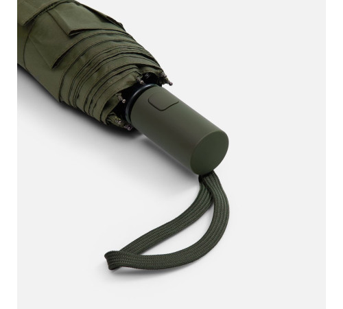 Зонт складной Cloudex, зеленый (хаки)