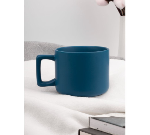 Чашка Jumbo в коробке матовая, морская волна