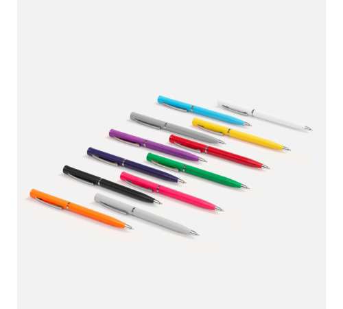 Ручка шариковая Euro Chrome, голубая