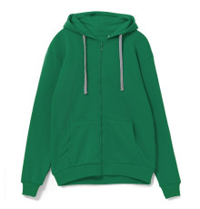 Толстовка на молнии с капюшоном Siverga, зеленая