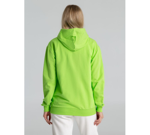 Толстовка на молнии с капюшоном Unit Siverga, зеленое яблоко