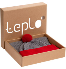 Набор Snappy, светло-серый с красным