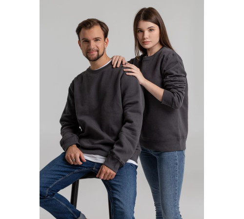 Свитшот унисекс King, темно-серый