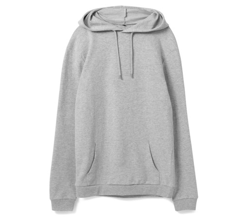 Толстовка с капюшоном унисекс Hoodie, серый меланж