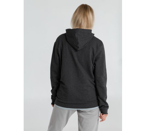 Толстовка с капюшоном унисекс Hoodie, серый меланж (антрацит)