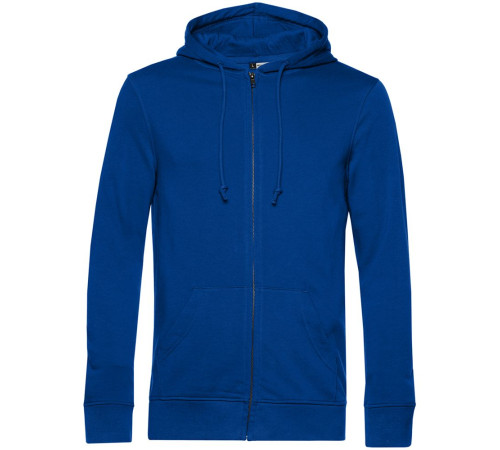 Толстовка на молнии с капюшоном унисекс BNC Inspire (Organic), ярко-синяя