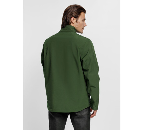 Куртка софтшелл мужская Race Men, темно-зеленая