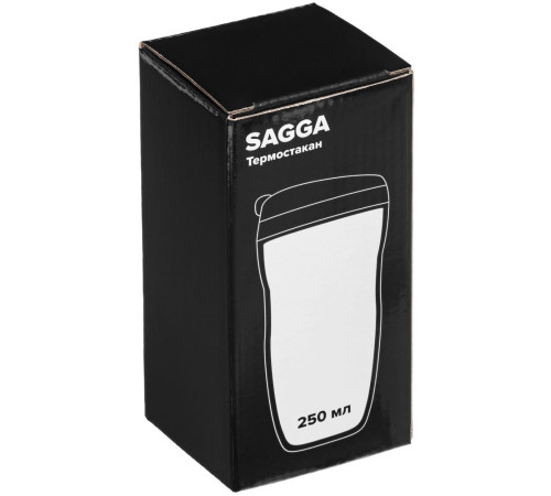 Термостакан Sagga, черный