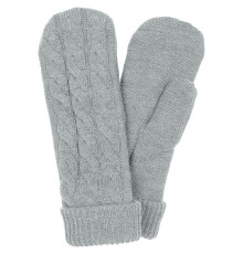 Варежки Heat Trick, серебристо-серый меланж