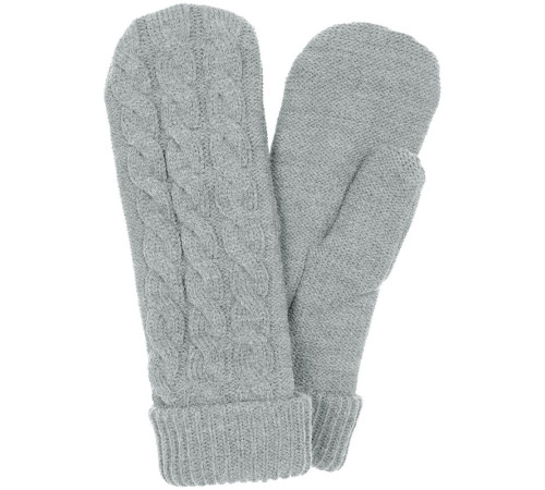 Варежки Heat Trick, серебристо-серый меланж